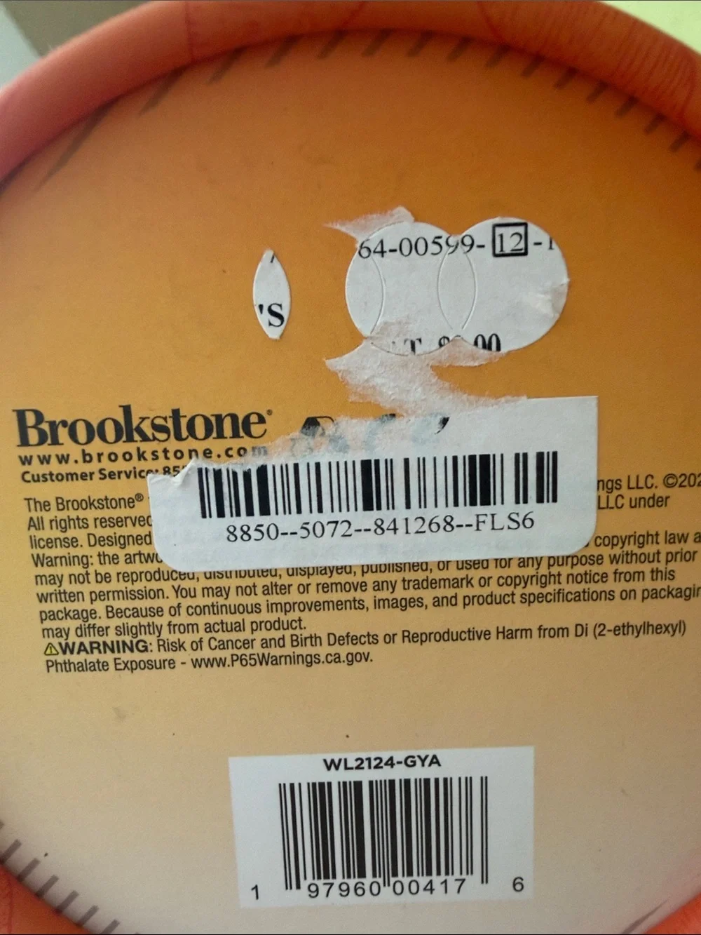 Brookstone Gray Sinus Relief Eye Pillow - Warming Therapy